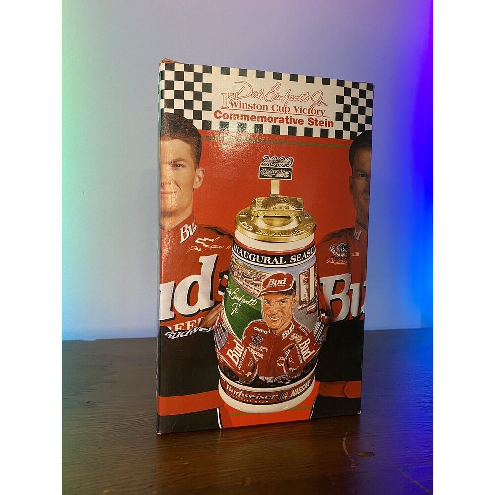 Dale Earnhardt Jr 2000 Winston Cup Victory Commemorative Stein w/Original Box